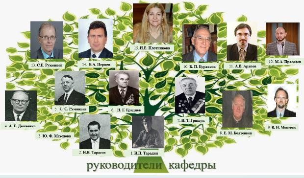 История кафедры История кафедры
