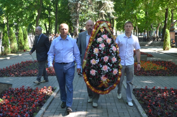 Церемония в память о погибших в Великой Отечественной войне