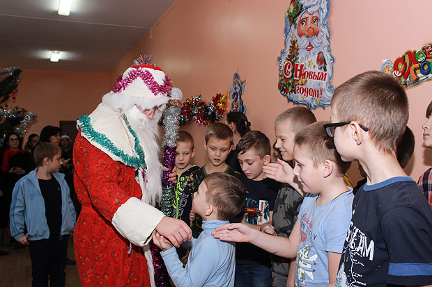 Новый год в Сомовском санатории для детей