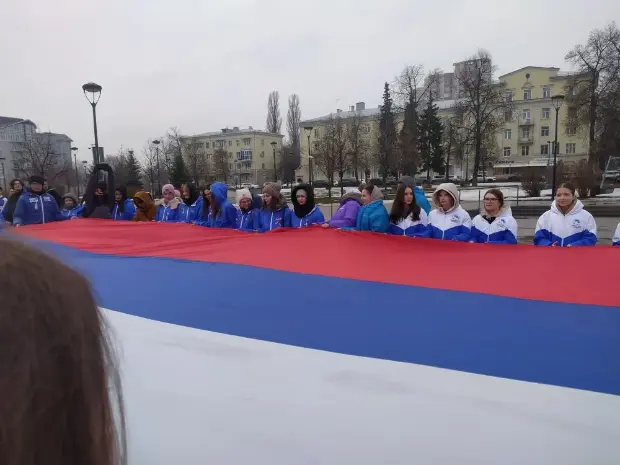 Участие в патриотической акции, посвященной 12-й годовщине воссоединения Крыма с Россией