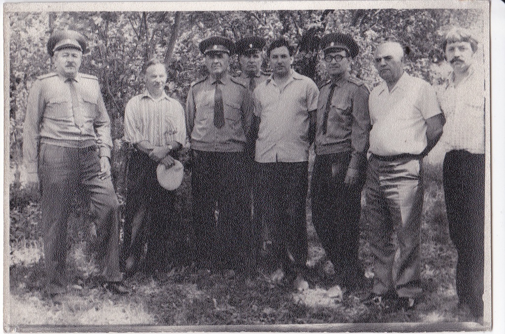 Полевые занятия в СХИ, май 1979 г.